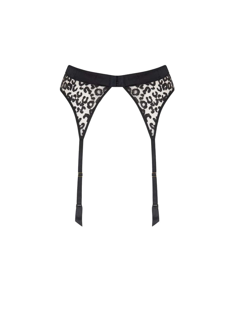 Kittie Suspender Belt - Black - Chrie Amour Kittie Suspender Belt - Black - Chrie Amour