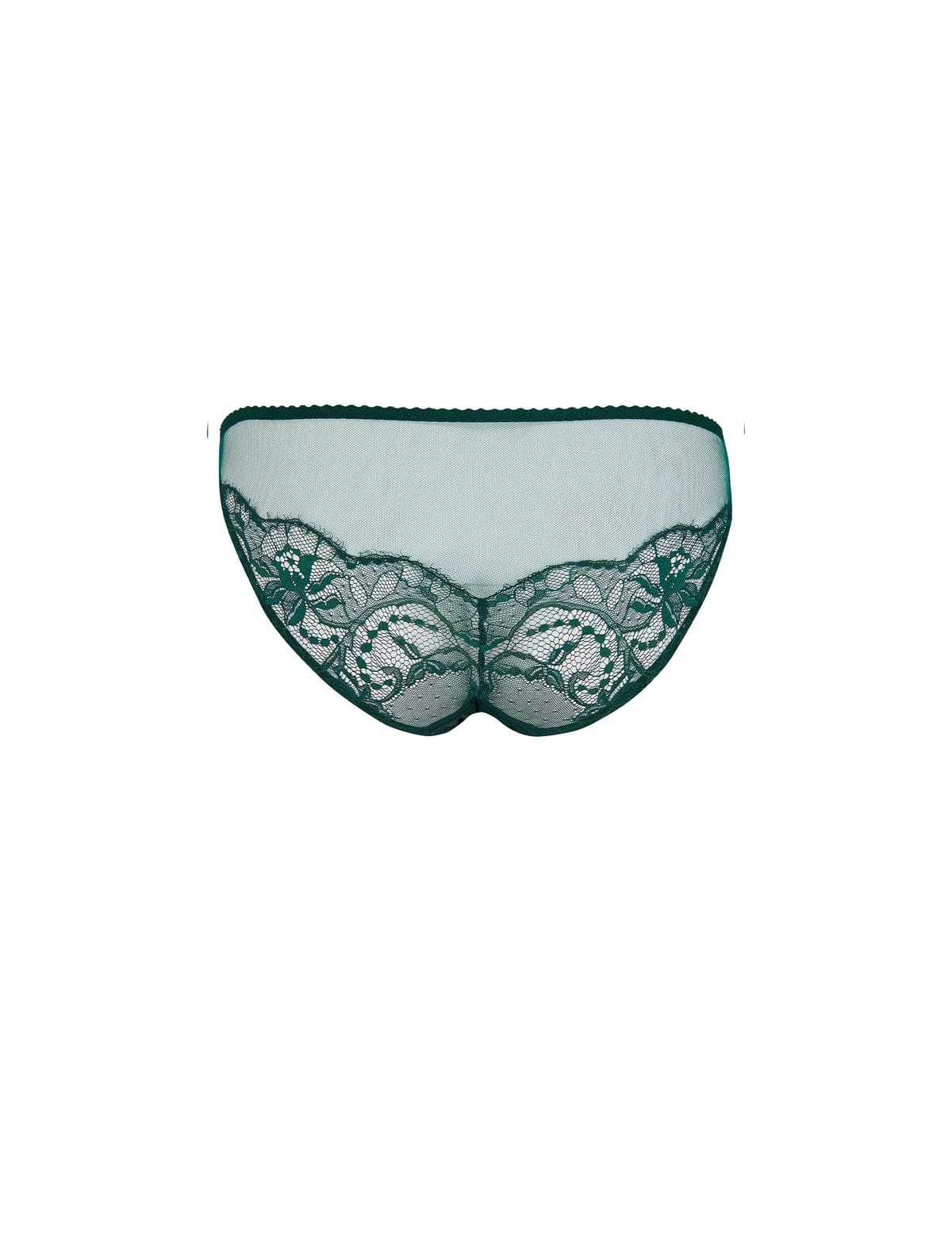 Fleur of England Lingerie Ela Lace Brief - Green