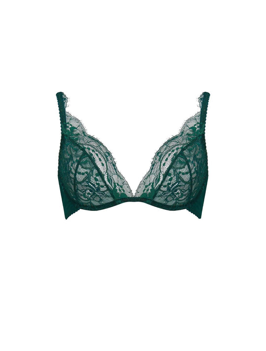 Ela Plunge Bra - Green