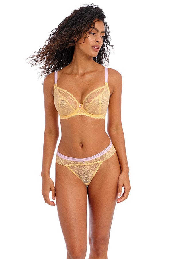 Freya Bras Offbeat Plunge Bra - Yellow