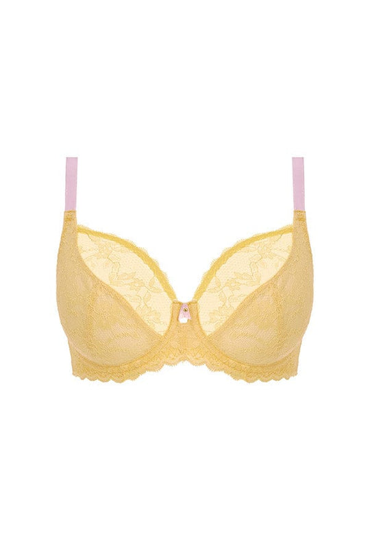 Offbeat Plunge Bra - Yellow