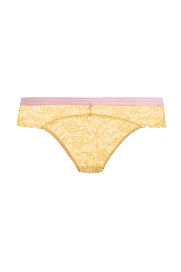 Freya Thong Offbeat Brazilian - Yellow