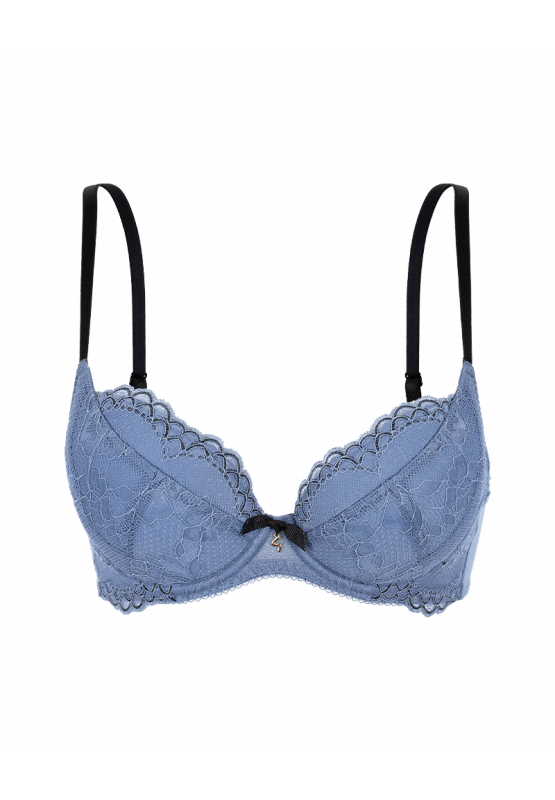 Gossard Push-up Blue / 32 A Superboost Lace Plunge Bra