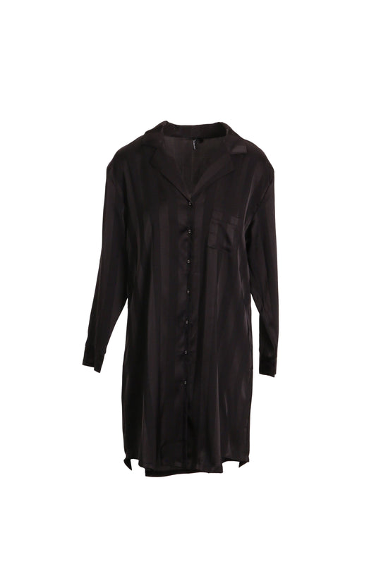 Delphine Nightshirt- Black