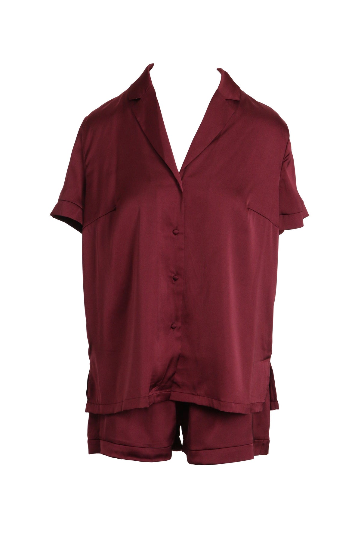 iCollection Pajama Set Burgundy Forest Pajamas- Burgundy