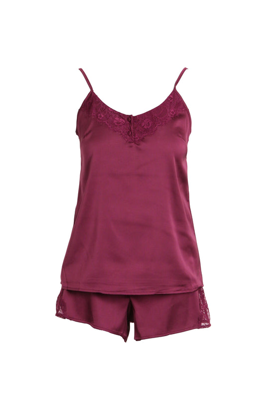 Constance Cami Set- Wine
