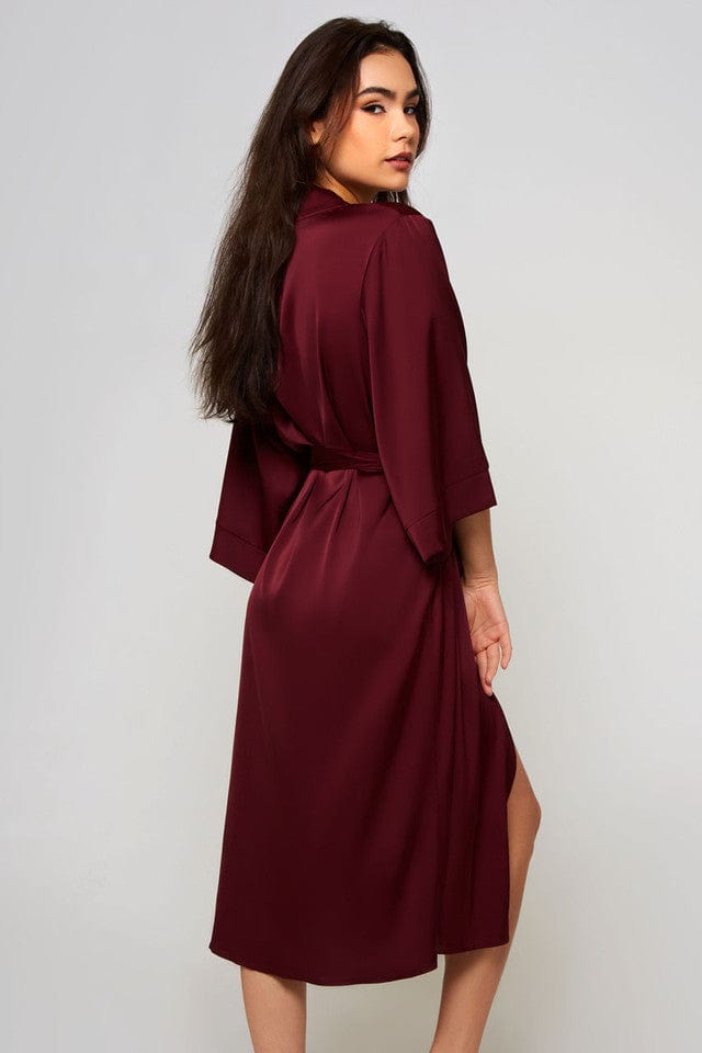 iCollection Robe Tania Robe- Burgundy