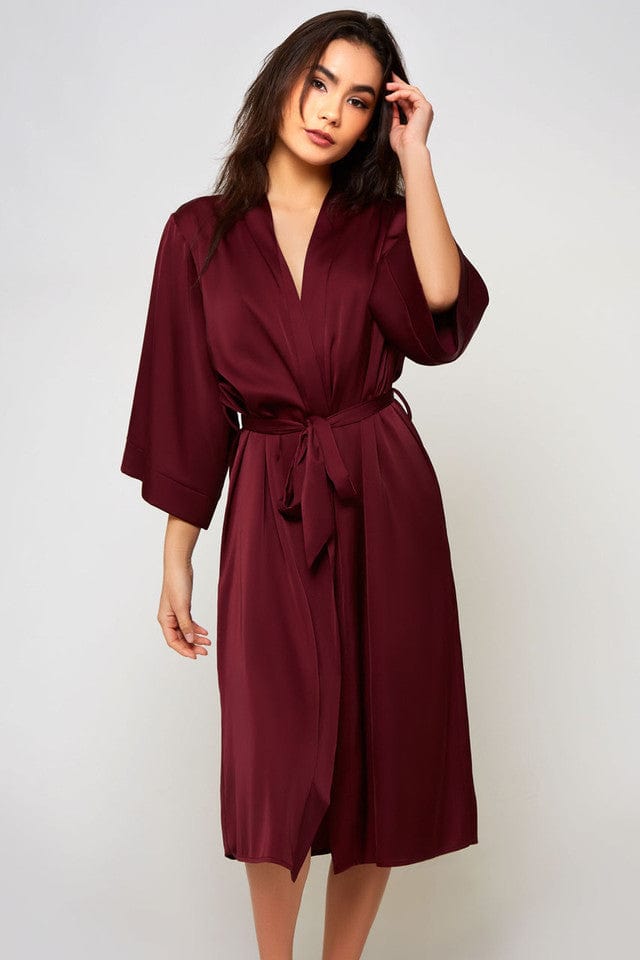 iCollection Robe Tania Robe- Burgundy