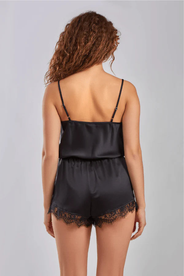 iCollection Romper Abigail Romper- Black