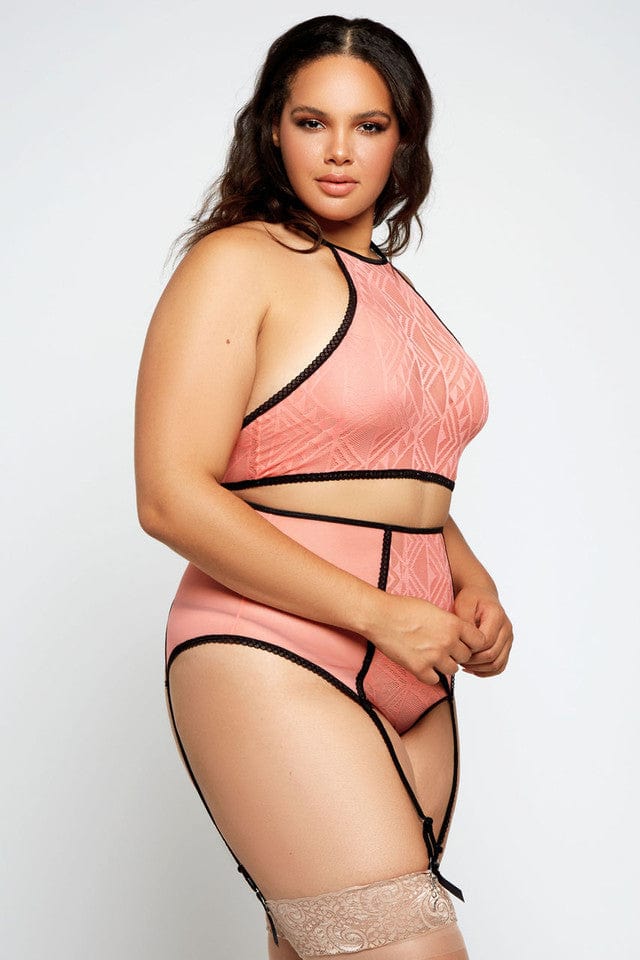 iCollection Set Euphemia Bra Set- Peach