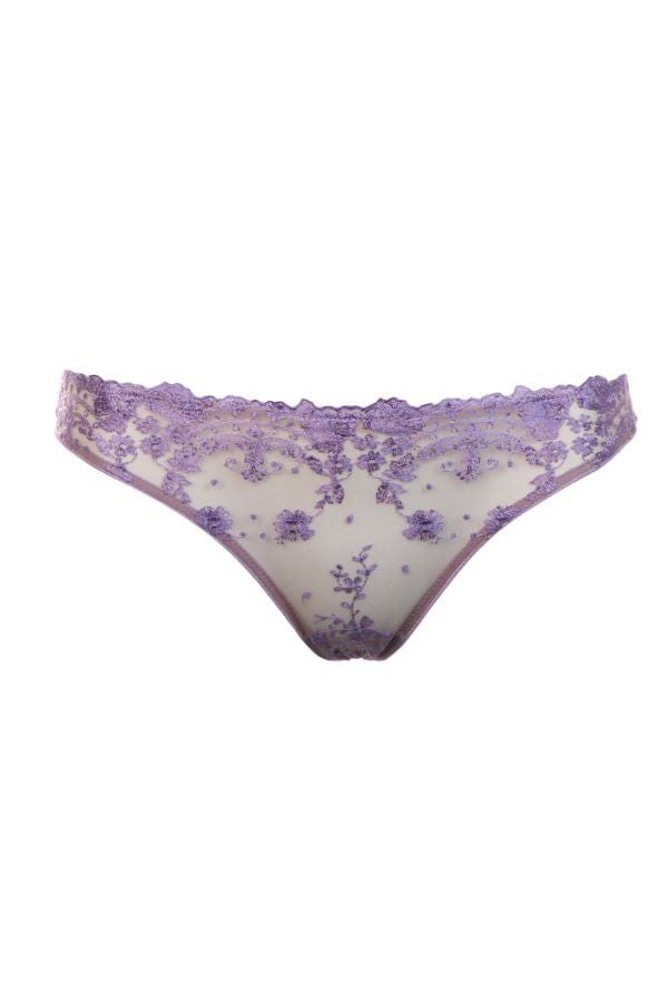 ID Sarrieri Brief Colette Embroidered Brazilian Brief - Lilac