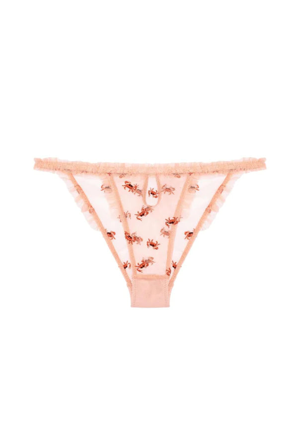 Le Petit Trou Underwear Crabe Triangle Briefs- Peach