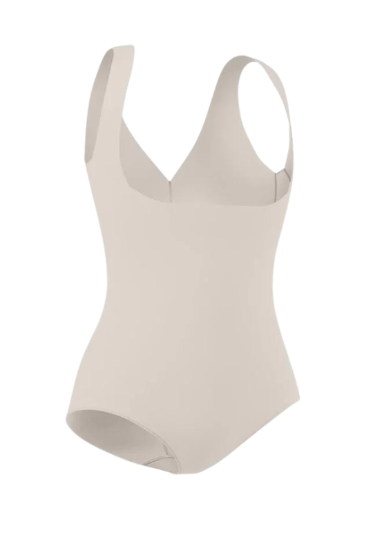 Plunge Back Classic Sculpting Body Shaper - Nude