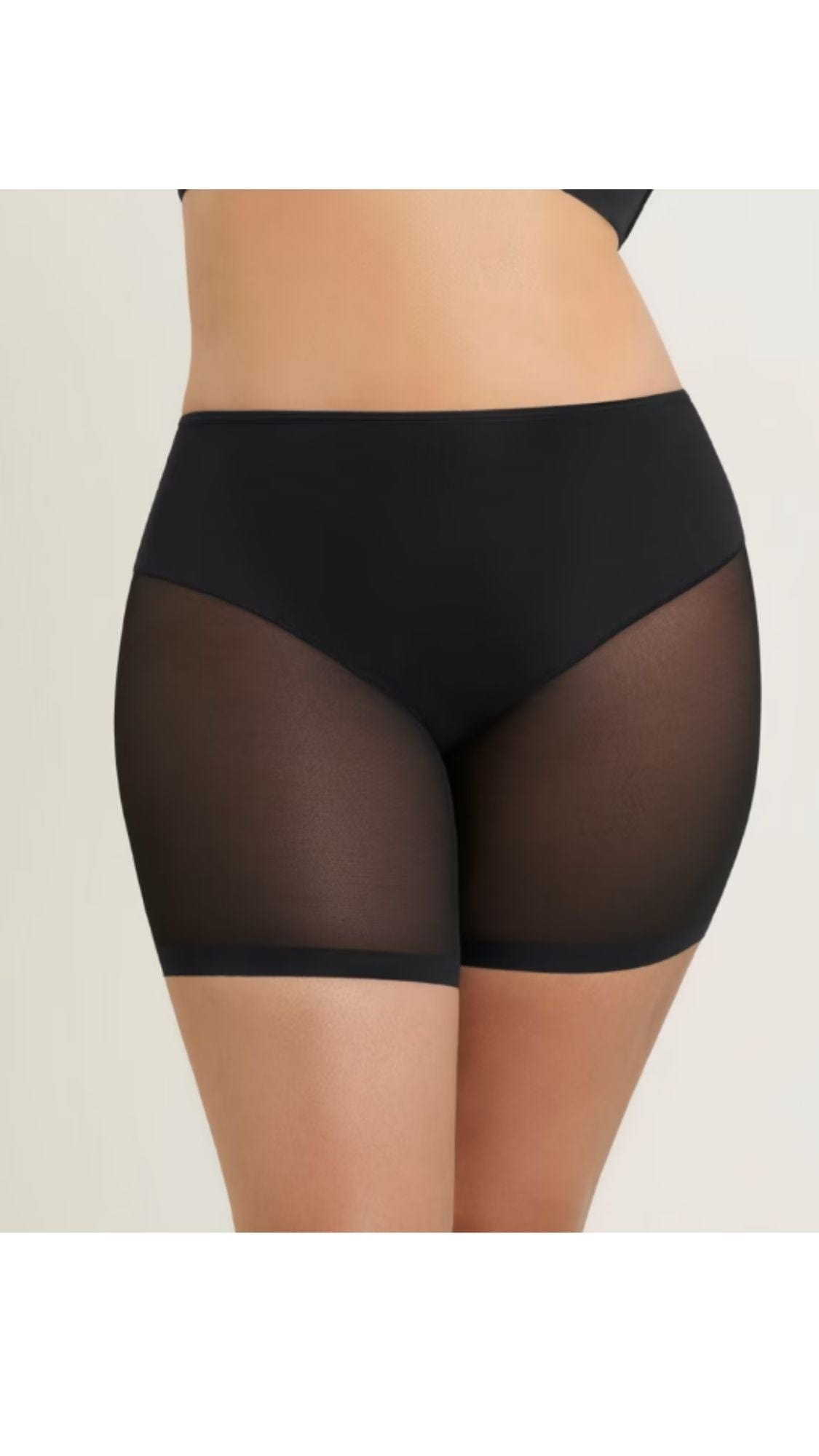 Leonisa Shapewear Black / M Truly Undetectable Sheer Shaper Short - Black