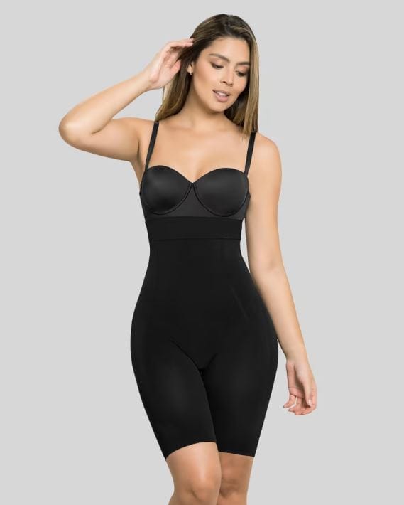 Leonisa Shapewear Invisible Extra High-Waisted Shaper Short - Black