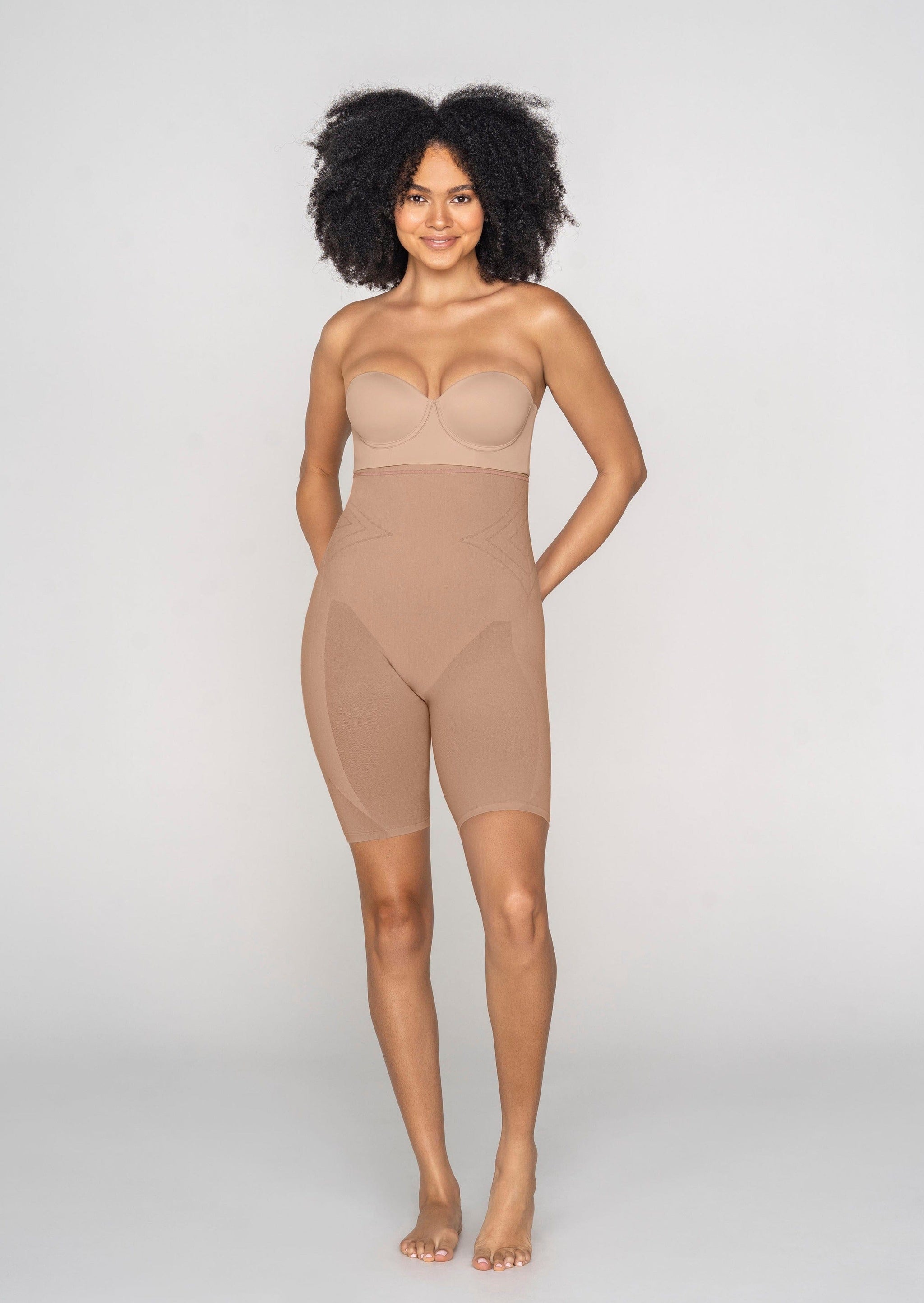 Invisible Extra High-Waisted Shaper Short - Natural - Chérie Amour
