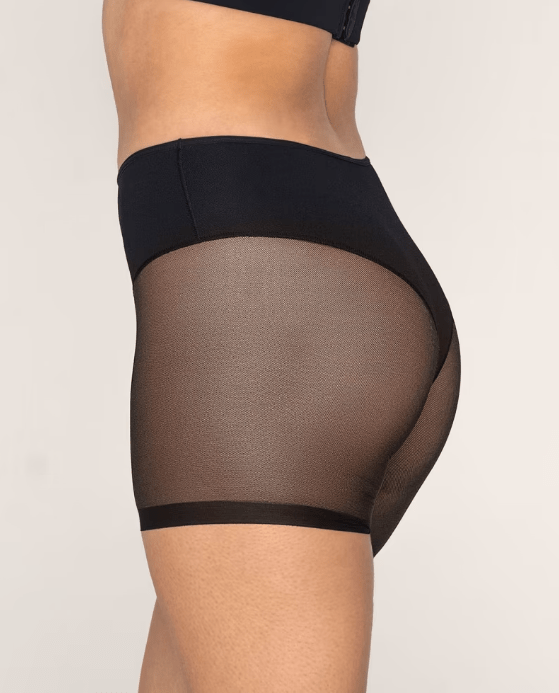 Leonisa Shapewear Truly Undetectable Sheer Shaper Short - Black