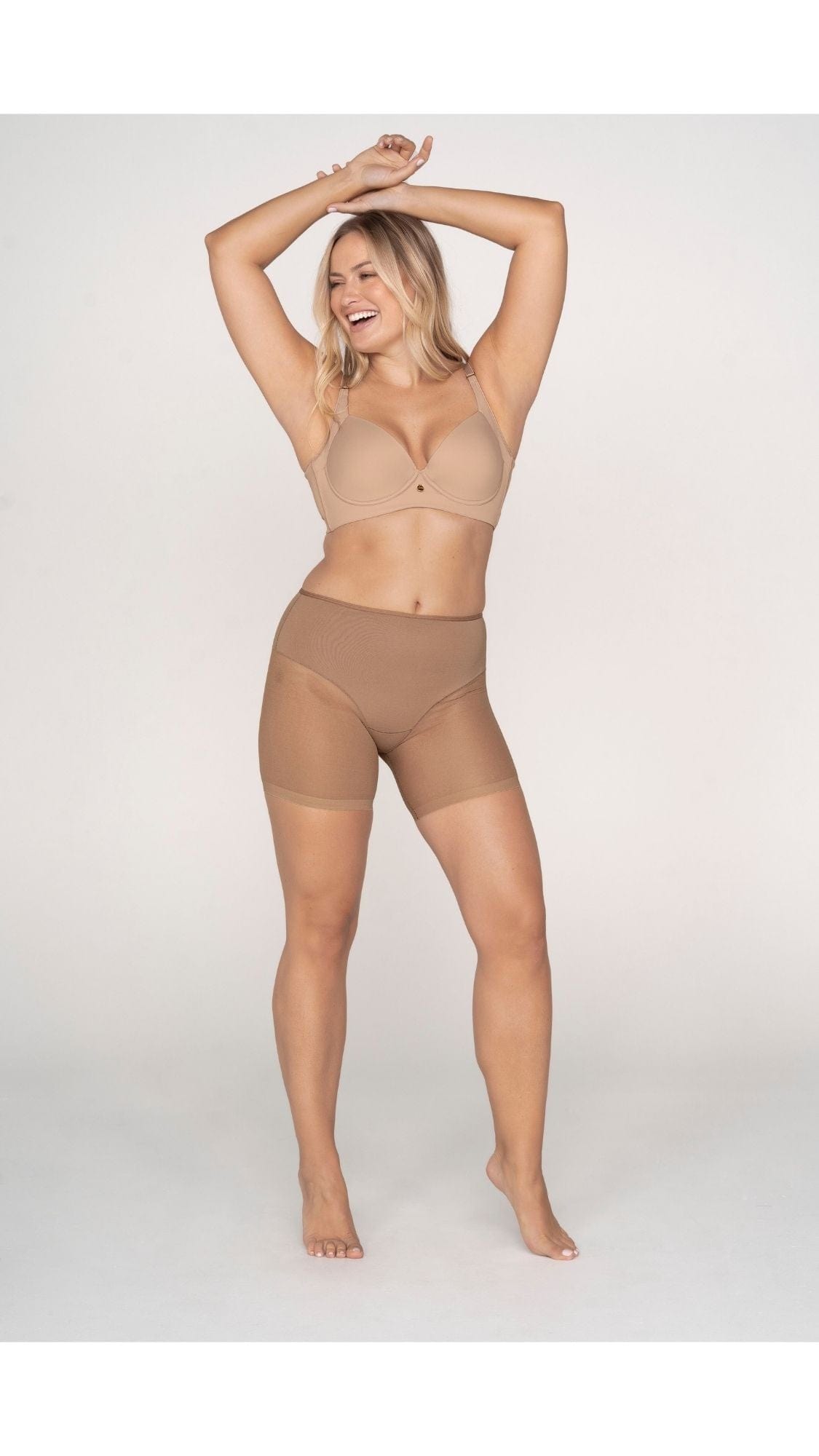 Leonisa Shapewear Truly Undetectable Sheer Shaper Short - Natural