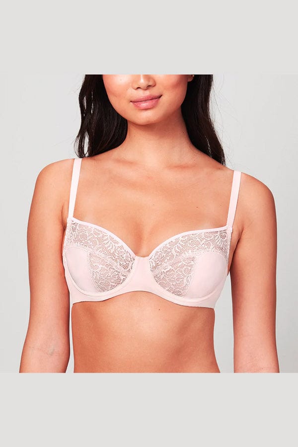 Liberté T-shirt Blush / 36 D Crosby Micro-Jersey Demi Bra- Blush