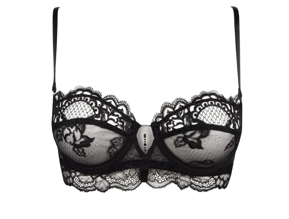 Lise Charmel Bras Noir / 34 B Sublime en Dentelle Demi Cup