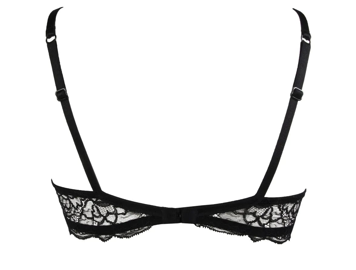 Lise Charmel Bras Noir / 34 B Sublime en Dentelle Demi Cup