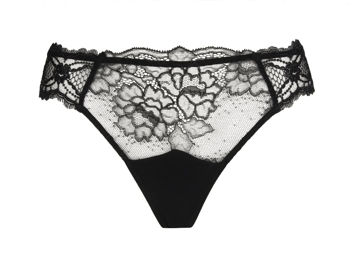Lise Charmel Underwear Noir / XS Sublime en Dentelle Thong