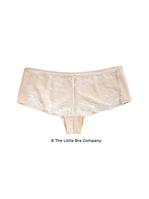 Little Bra Company Boyshorts Vanilla / S Yvonne Boyshort- Vanilla