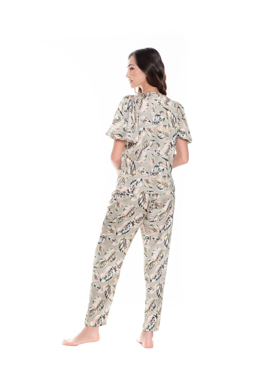 Livenza Bottoms Calathea Olive Pant PJ