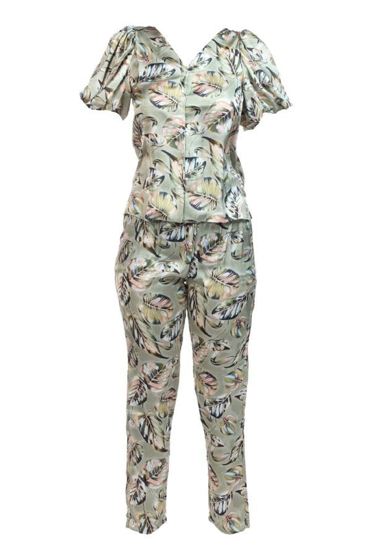 Calathea Olive Pant PJ