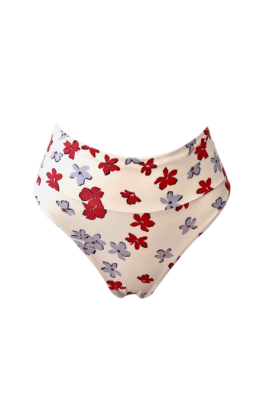 Victoria Retro High Waist Bikini Bottom Coescha