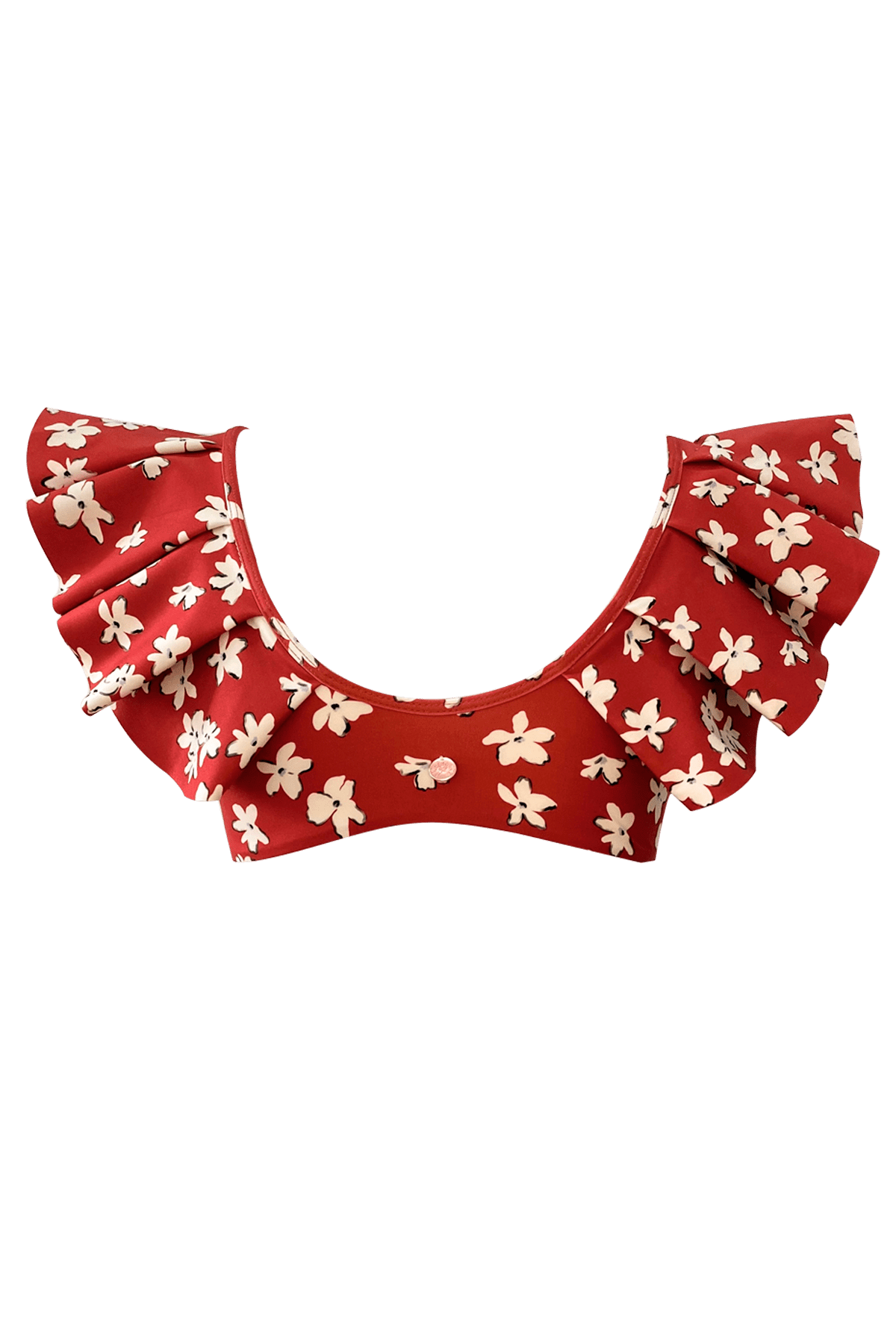 Mio Coral Swimwear Vanilla del Sur Deep V-Neck Bikini Top
