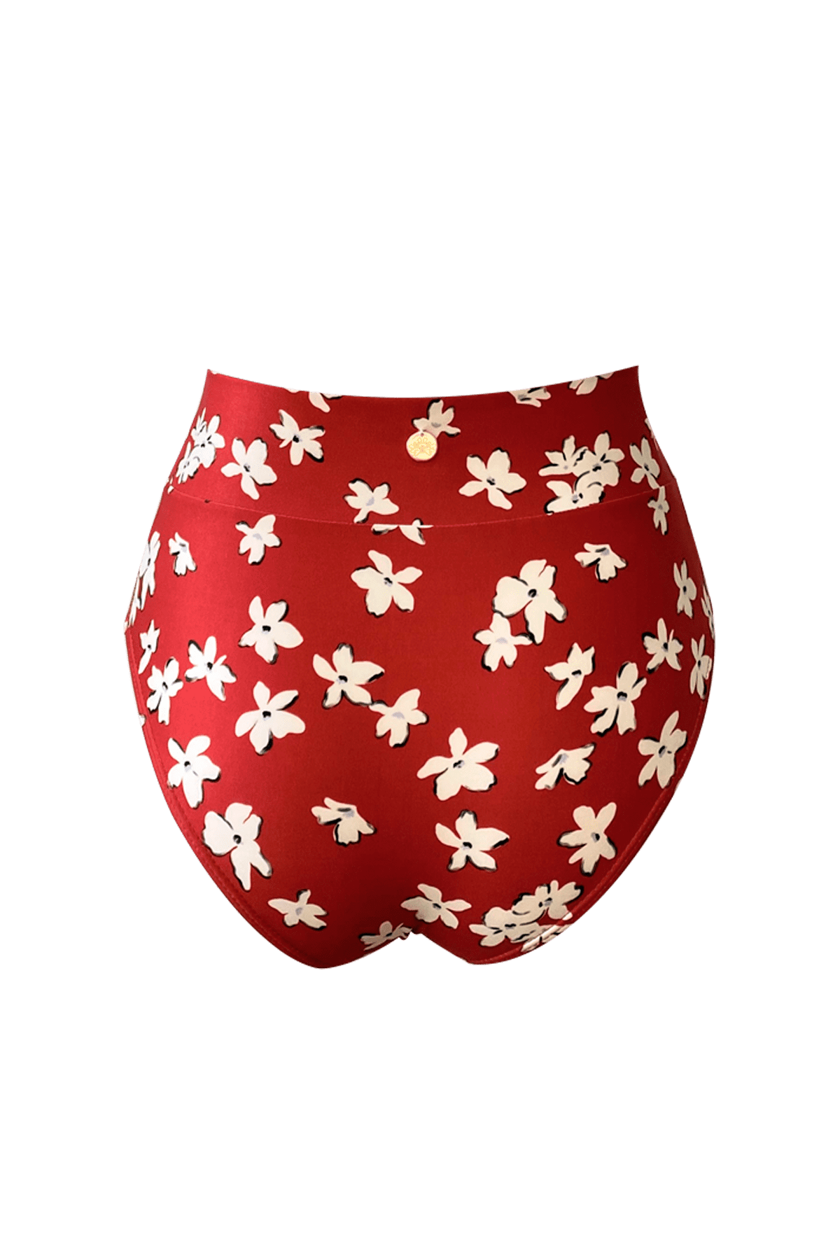 Mio Coral Swimwear Vanilla del Sur High Waist Bikini Bottom