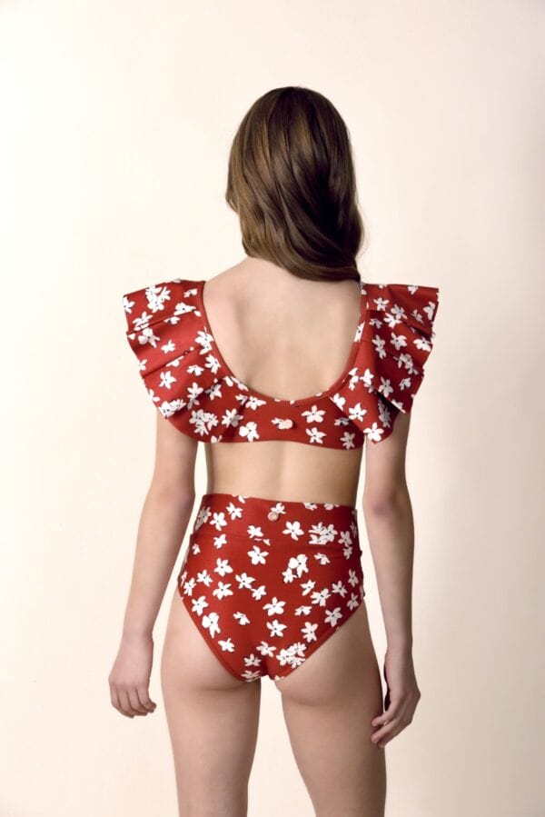 Mio Coral Swimwear Vanilla del Sur High Waist Bikini Bottom