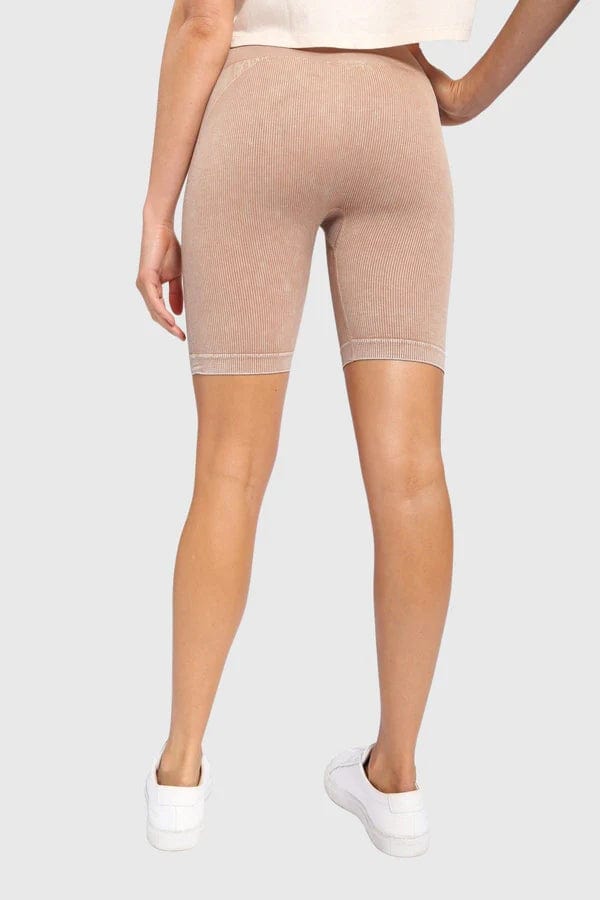 Mono B Activewear BFF Seamless Biker Short - Mud