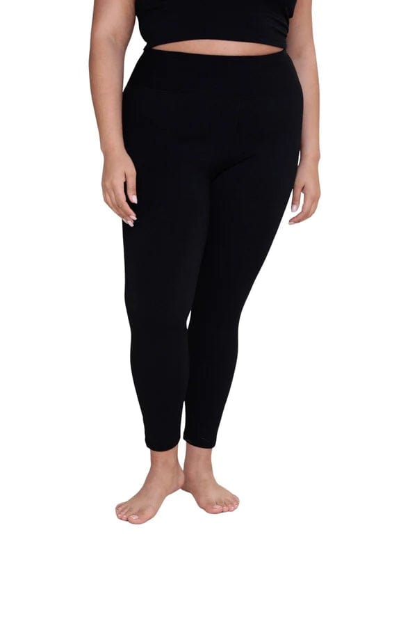 Mono B Activewear Black / XL Define High-Rise Performance Leggings - Black