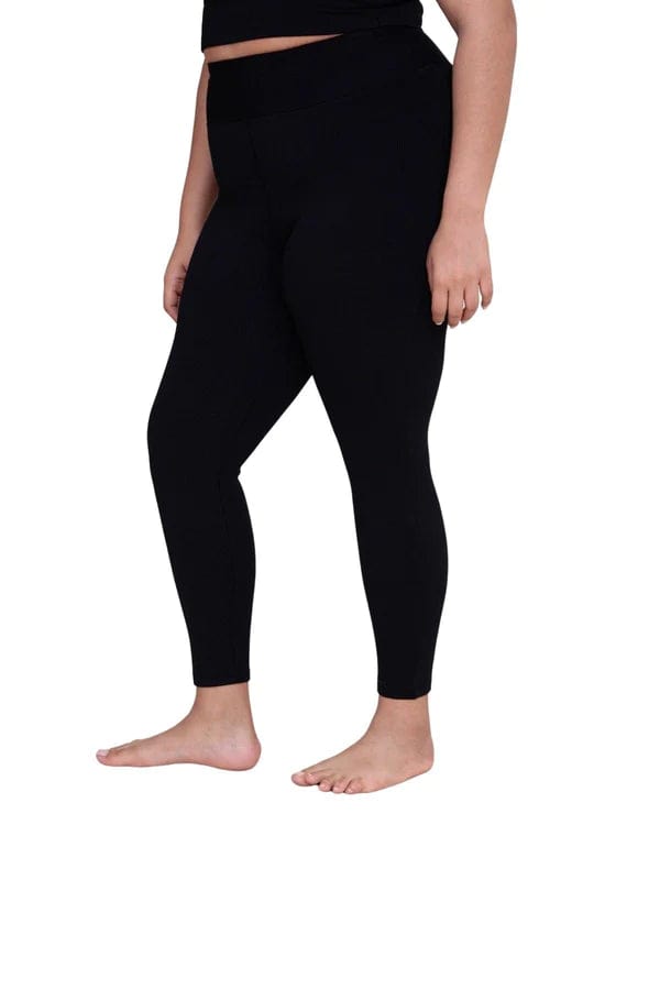 Mono B Activewear Define High-Rise Performance Leggings - Black