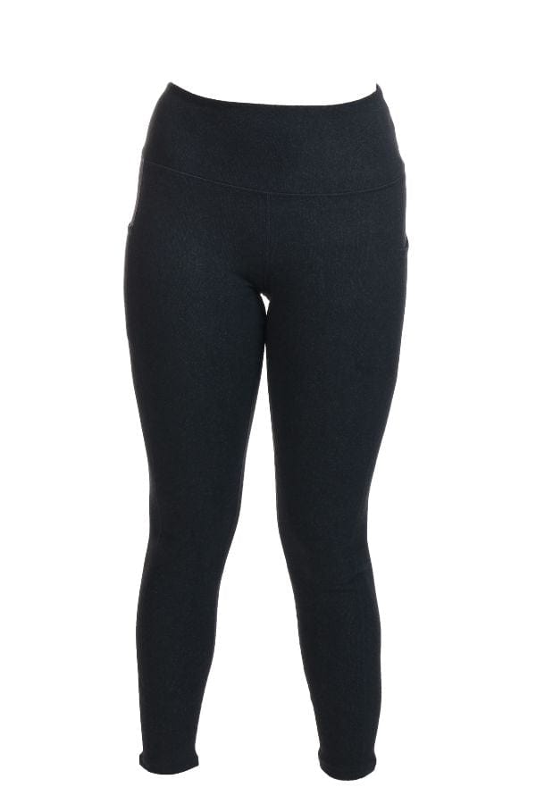 Mono B Activewear Define High-Rise Performance Leggings - Black