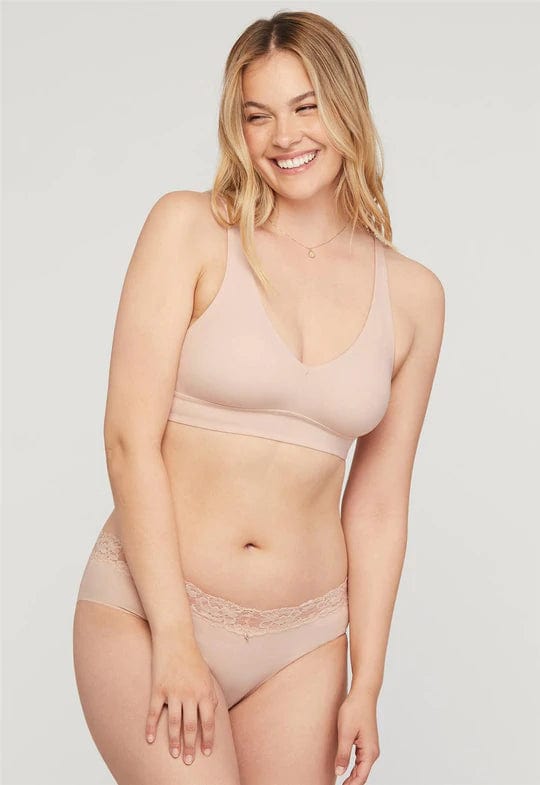 Mysa Cup-Sized Bralette - Champagne
