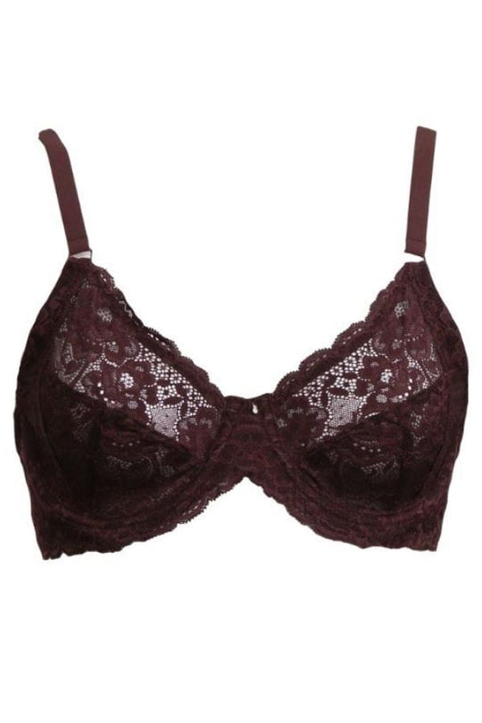 Muse Full Cup Lace Bra- Cocoa