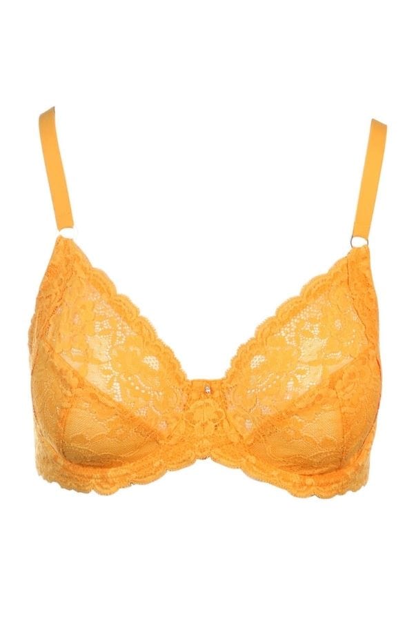 Montelle Bras Muse Full Cup Lace Bra- Mango