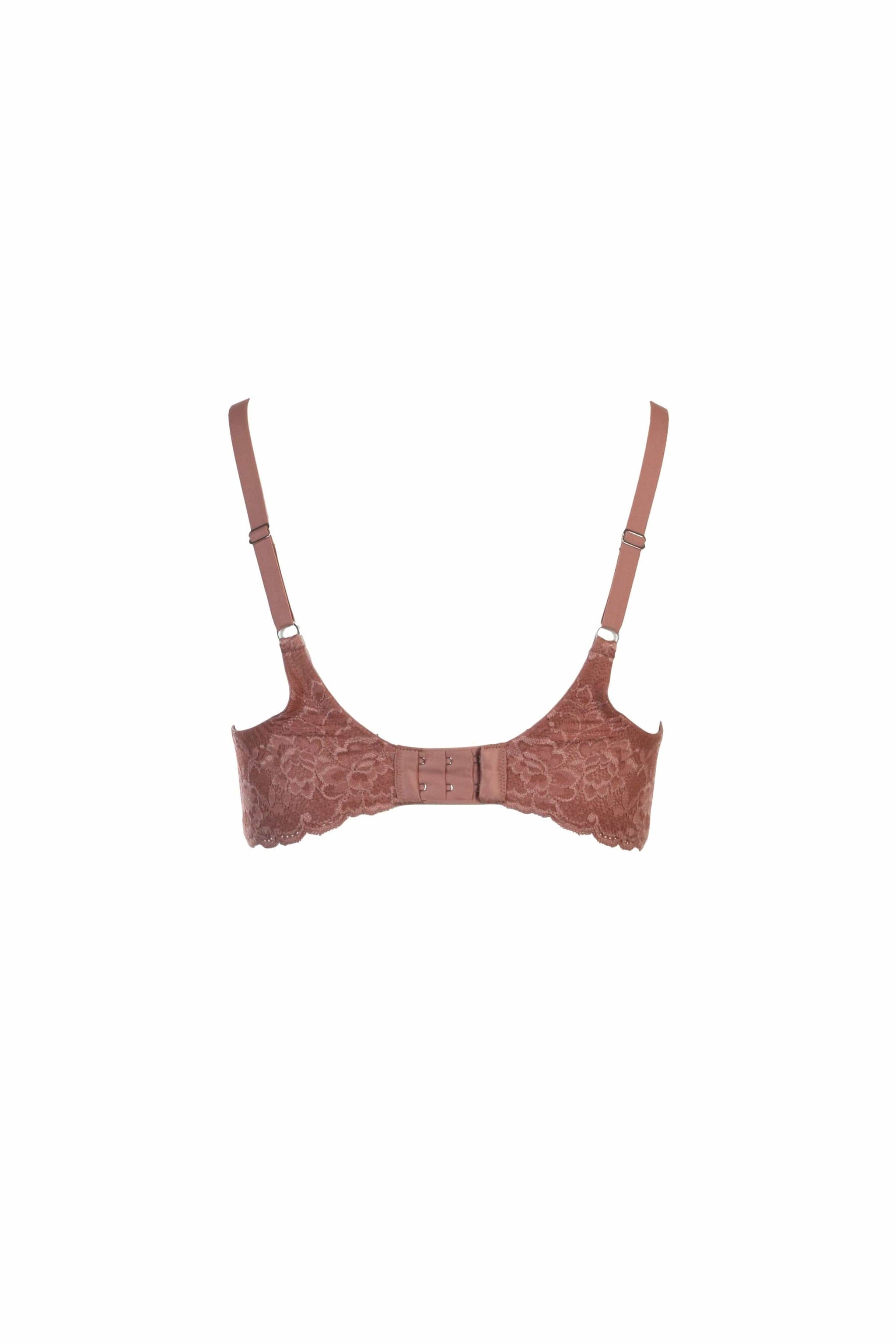 Muse Full Cup Lace Bra- Pecan