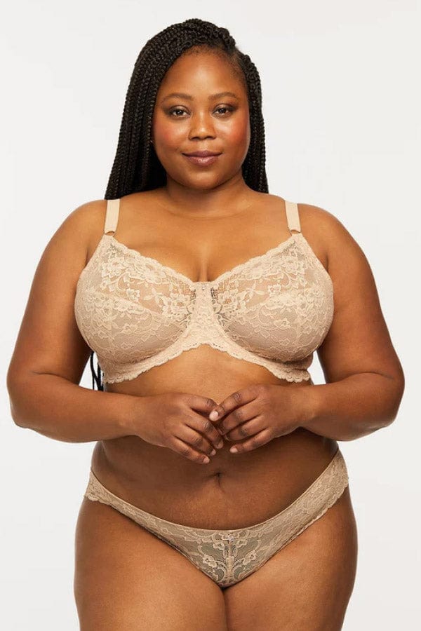 Montelle Bras Muse Full Cup Lace Bra- Sand