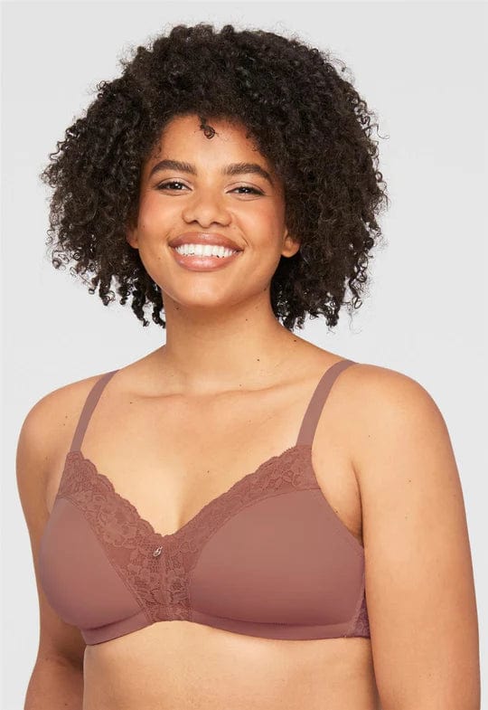 Montelle Bras Pecan / 34 D Wire-Free Dream Bra- Pecan