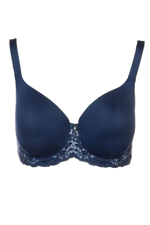 Montelle Bras Pure Plus Full Coverage T-Shirt Bra- Gemstone Blue