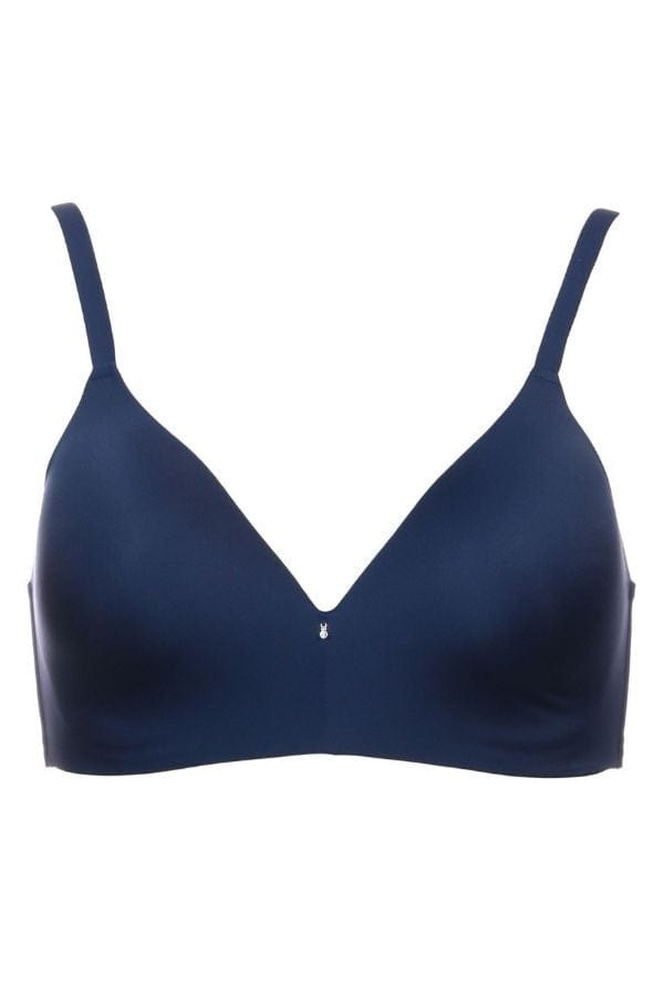 Montelle Bras Wire-Free T-Shirt Bra- Gemstone Blue