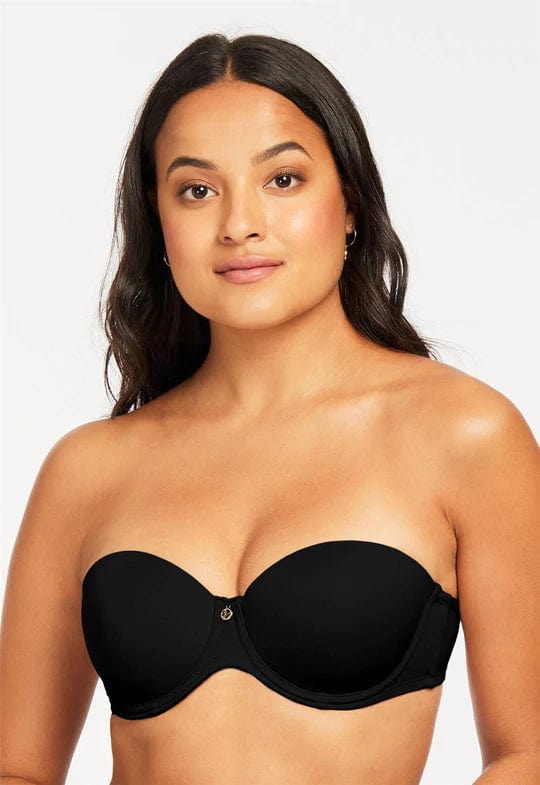 Montelle Lingerie Black / 34 B Strapless Bra