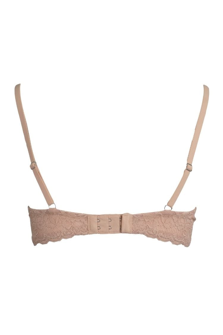 Montelle Lingerie Flirt Demi Lace Bra- Sand