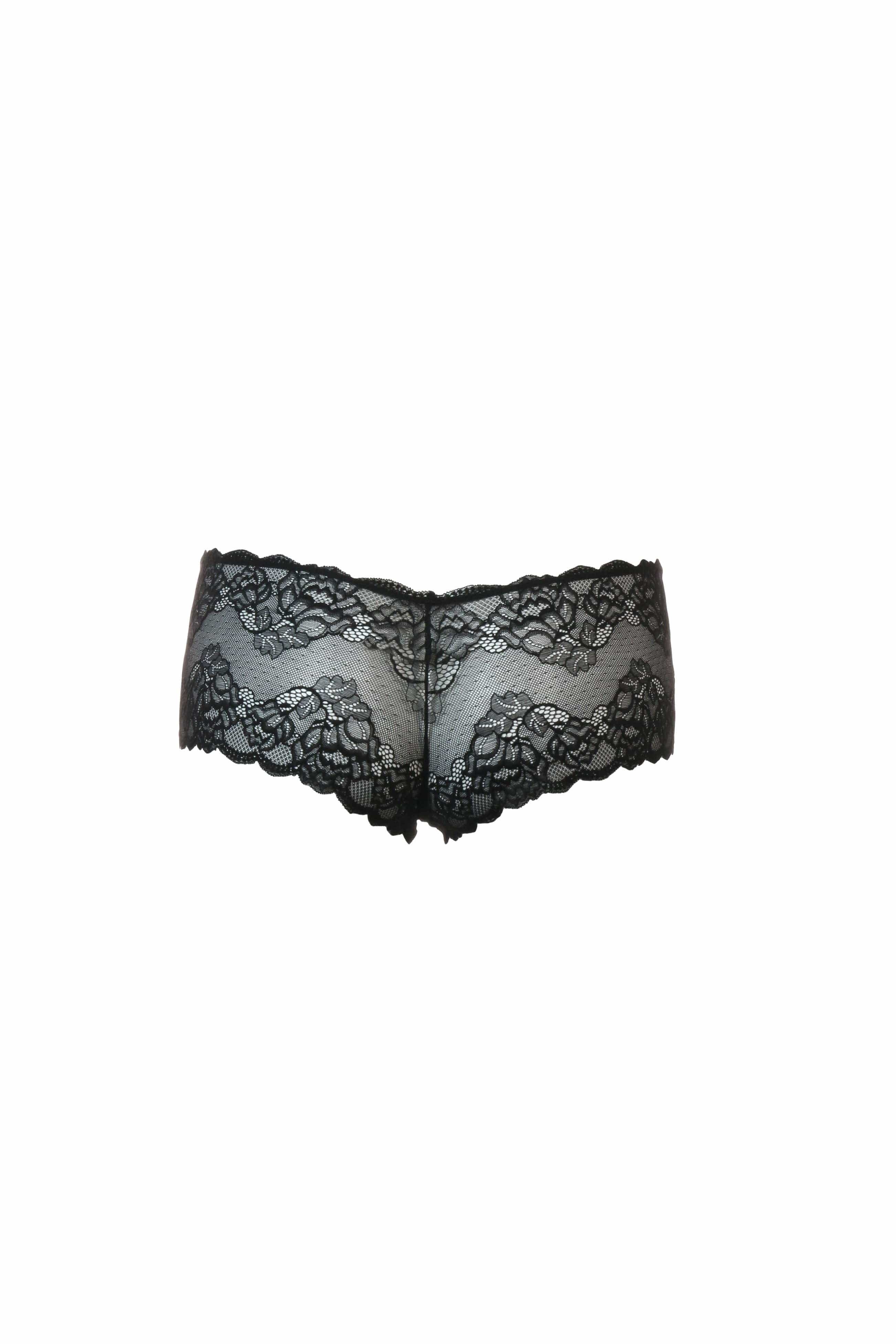Lace Cheeky Panty- Tango Red - Chérie Amour