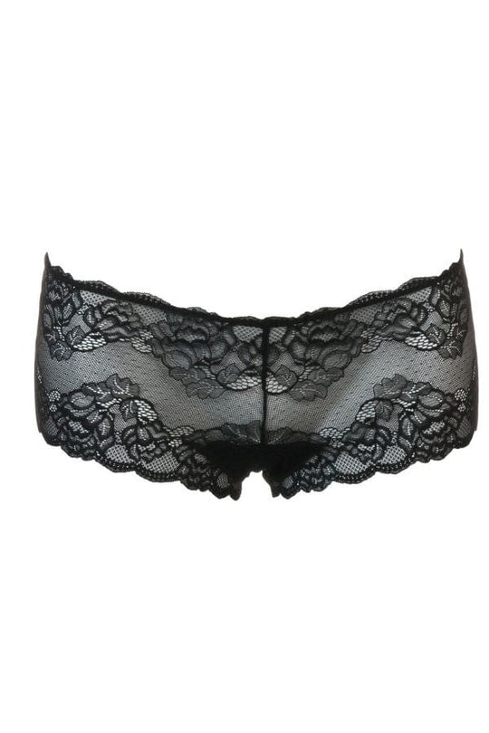 Lace Cheeky Panty - Black