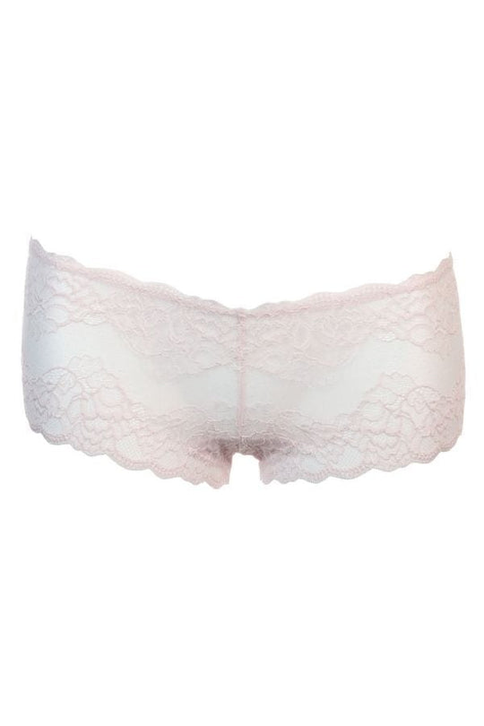 Lace Cheeky Panty - Pink Pearl